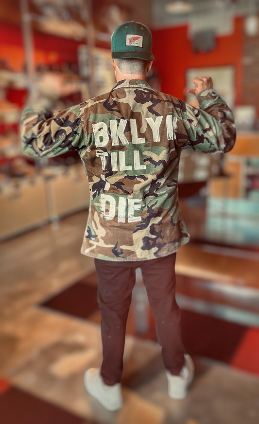 Bklyn till I Die Camo Top